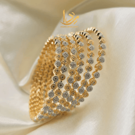 AMERICAN DIAMOND STONE CARAT BANGLES