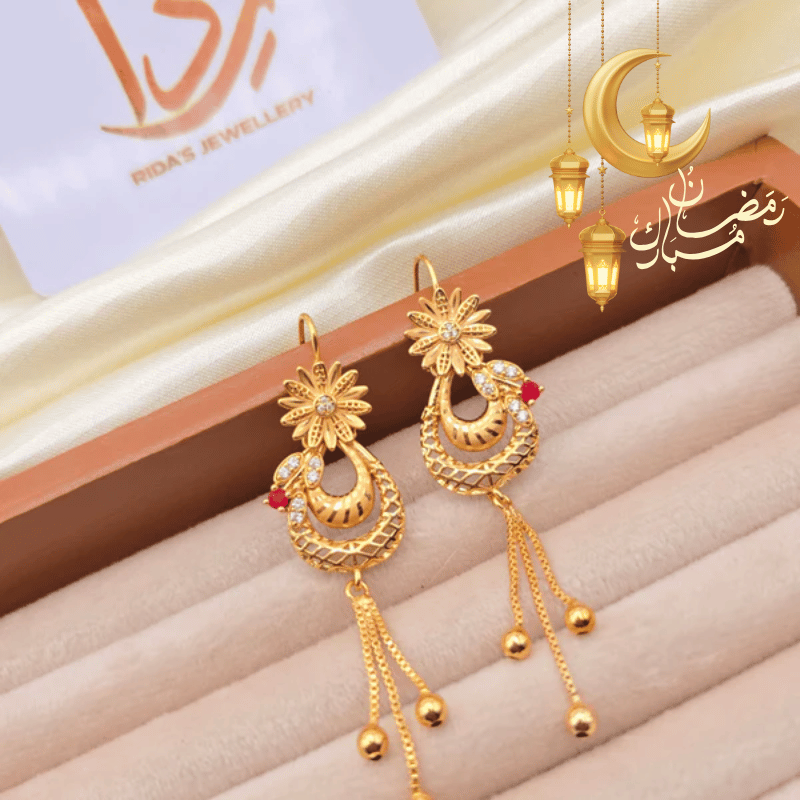 Royal Stud Dangle Earrings