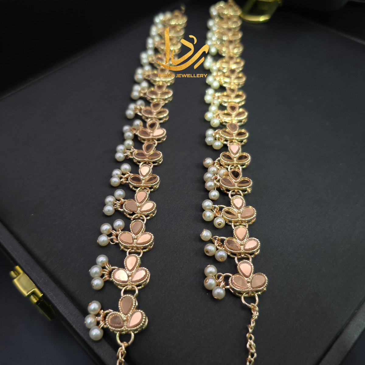 Elegant Kundan Anklets