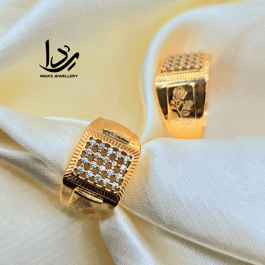 Royal Elegance Diamond Gold Ring {Women / Men}