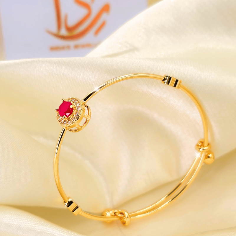 Zircon Stone Bracelet gold
