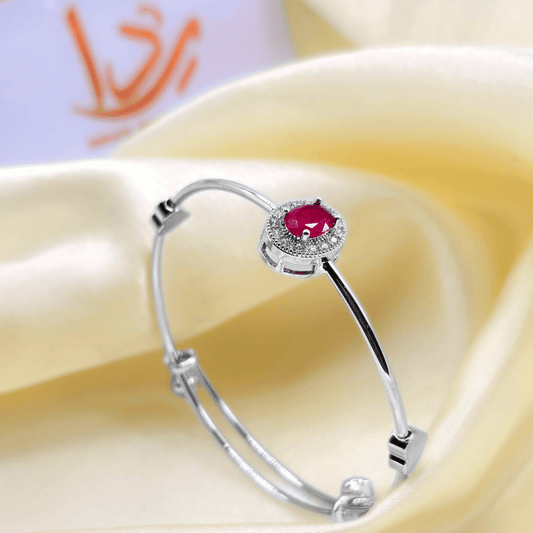 Zircon Stone Bracelet Red