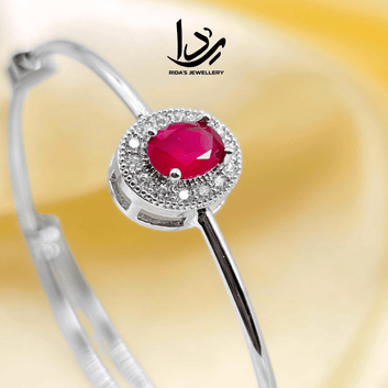 Zircon Stone Bracelet Red