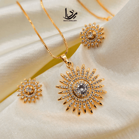 Sunburst Pendant Set