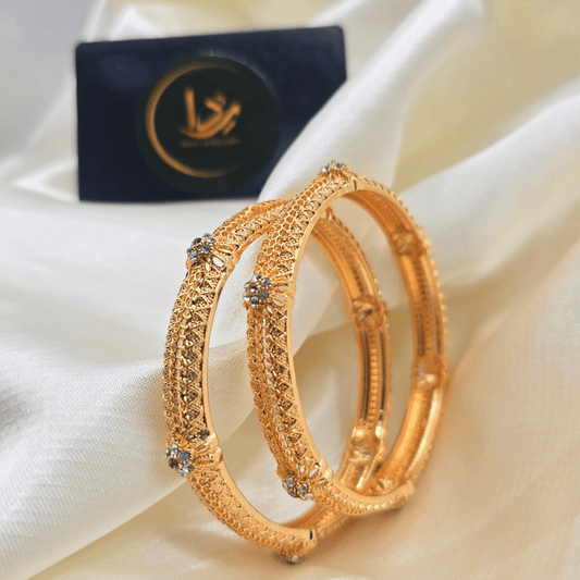 Filigree Gold Bangles