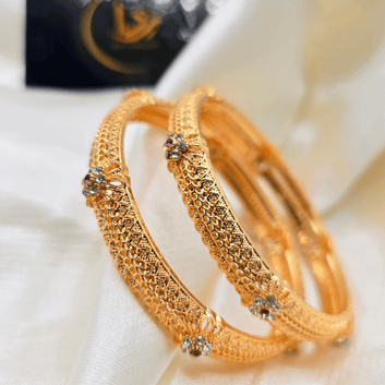 Filigree Gold Bangles