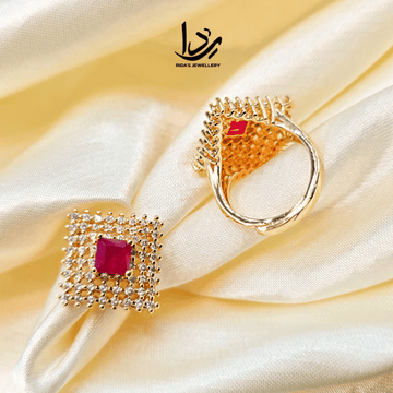 1 Carat Gold Diamond Stone Ring