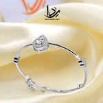 Zircon Stone Bracelet Sliver