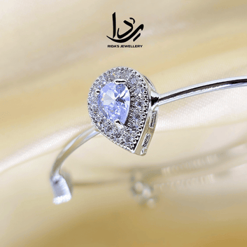 Zircon Stone Bracelet Sliver