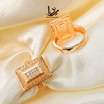 Geometric Gold Ring {Women / Men}