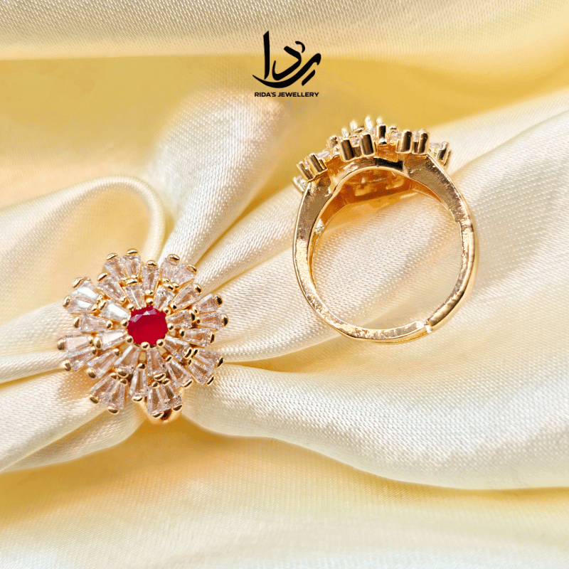 Cutting Zircon Stone Ring