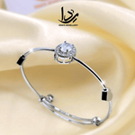 Zircon Stone Bracelet Sliver