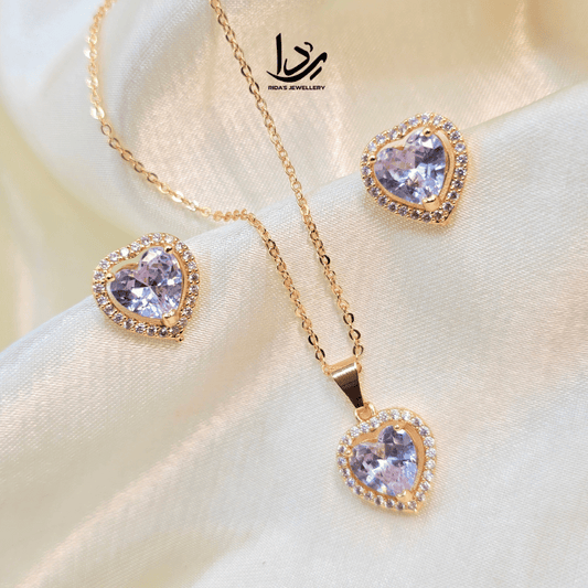 Gleaming Heart Ensemble - Pendant