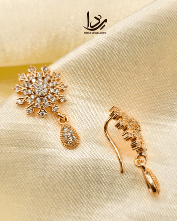 Snowflake Drops Earings