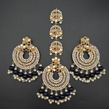 KUNDAN EARING & BINDIYA GLASS STONE MICRO