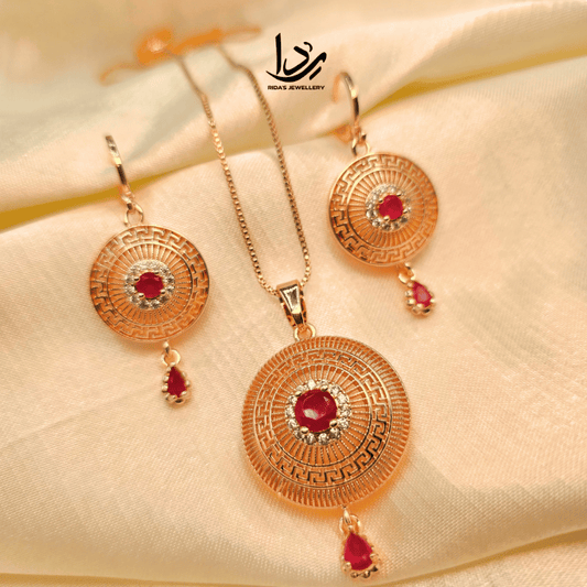 Regal Radiance Ruby Set