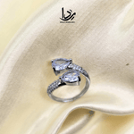 Celestial Ring Caret Zircon stone