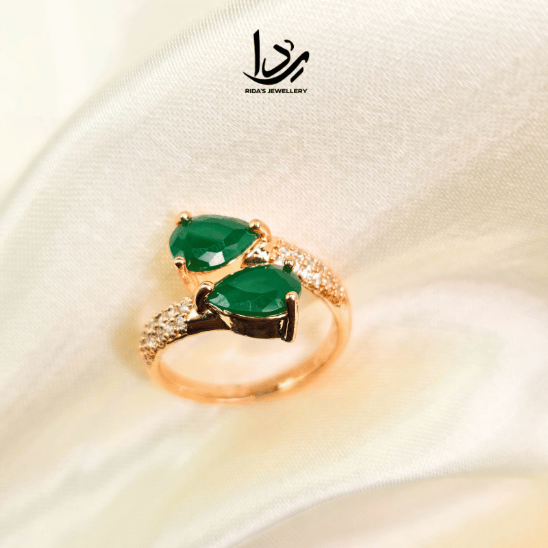 Celestial Ring Caret Zircon stone