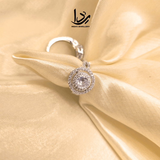 Classic Diamond Halo Ring