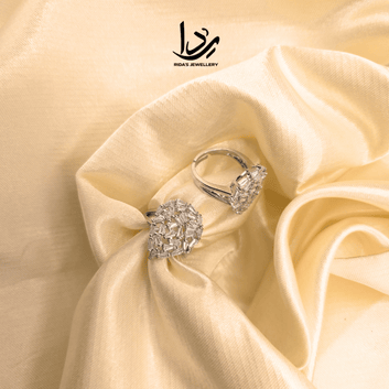 Silver American Stone Ring