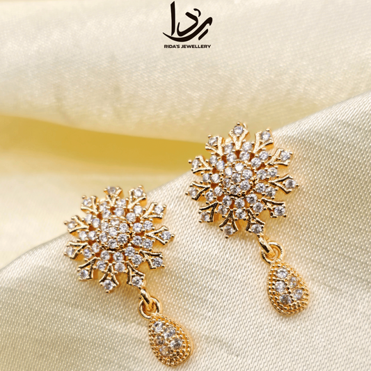 Snowflake Drops Earings