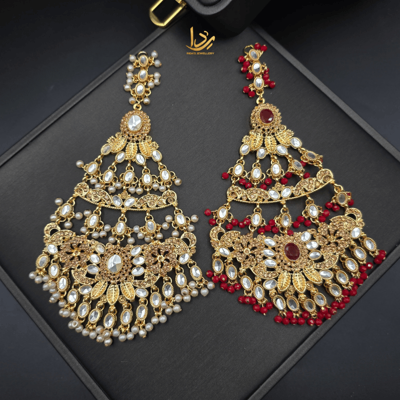 Traditional Kundan Jhummer